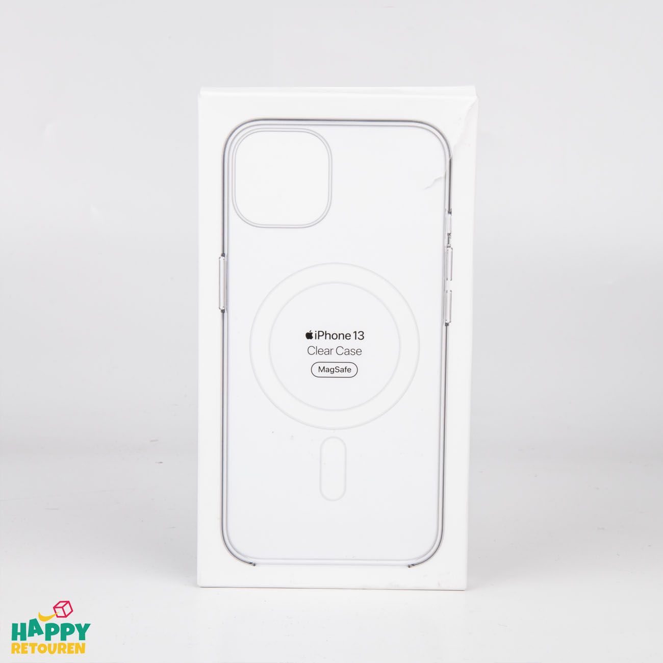 Apple Clear - MagSafe 13 Case Happy IPhone Schutzhülle Hülle mit Original Retouren